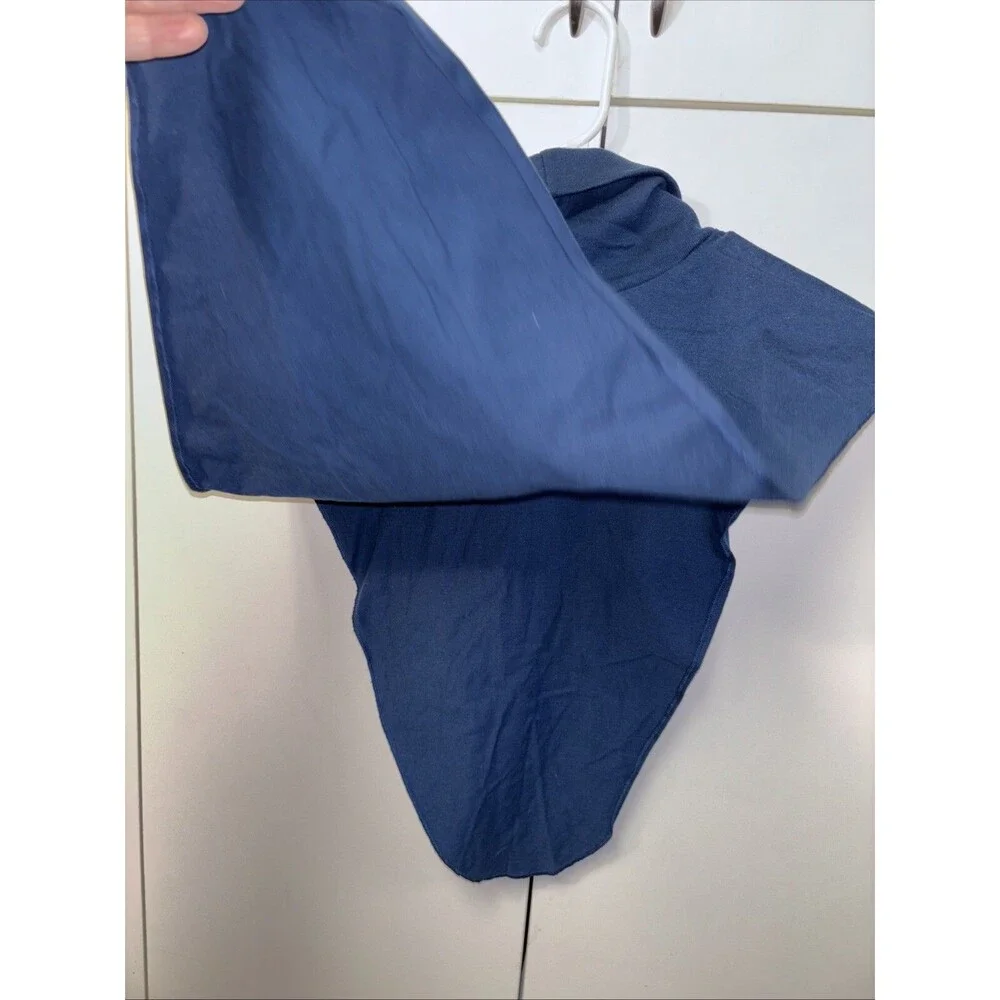 Fitting Image Mock Neck Dickies Neck Warmer One Size Fits Most Cotton Blue NEW